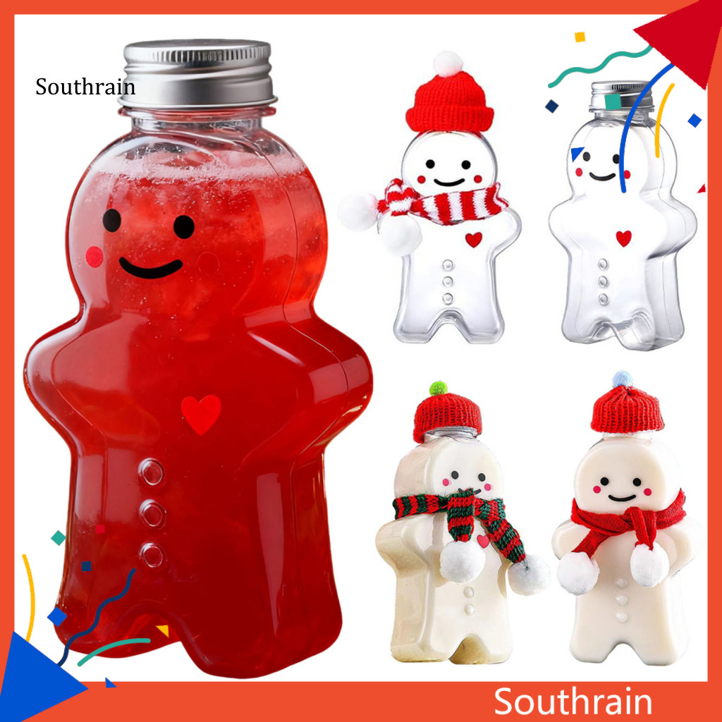 SOU Gingerbread Drink Bottle Giáng sinh Gingerbread Man Chai Gingerbread Man 400ml Chai nước uống có
