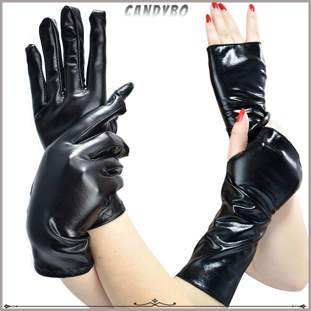 Găng Tay Da CANDYBO Gothic Hip-Hop Dance Gothic Punk Dress Up