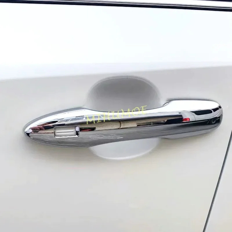 Chrome Tay Nắm Cửa Bao Bảo Vệ Cho Xe Toyota Corolla Cross Touring Sport bZ4X Subaru Solterra Suzuki 