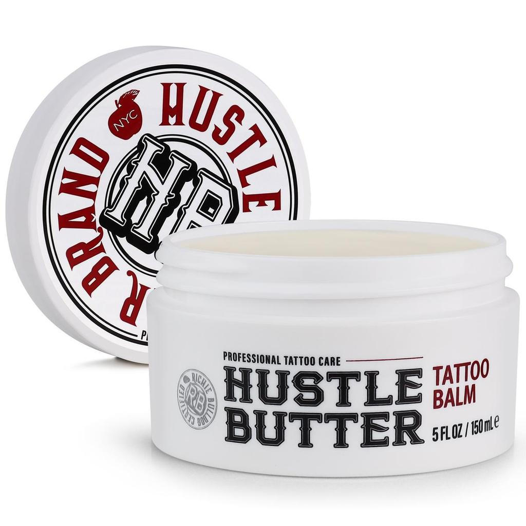 Hustle Butter 5oz Bálsamo para Tatuagens Novas e Antigas - Seguro durante a Cicatrização - Hidrata e