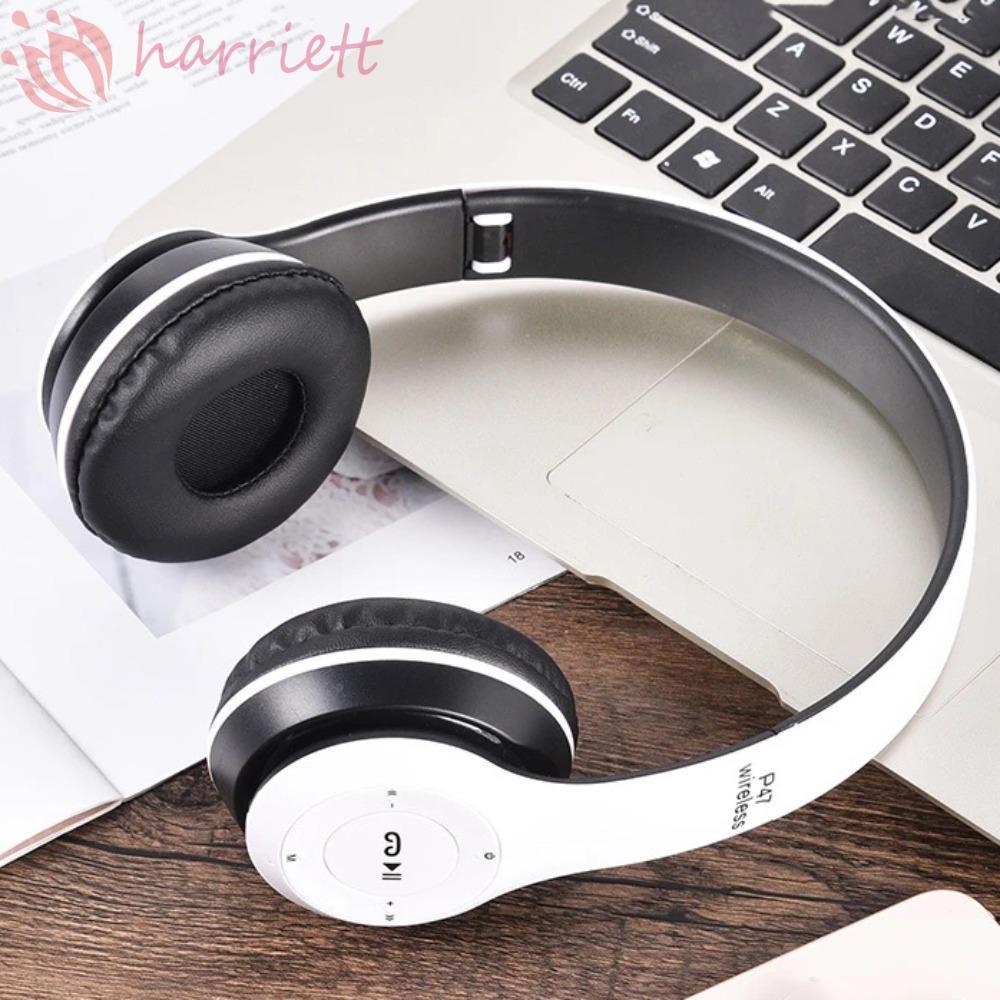 Tai nghe Bluetooth HARRIETT P47, Tai nghe âm thanh HiFi gắn đầu P47, Di động cổ điển có thể cắm cáp 