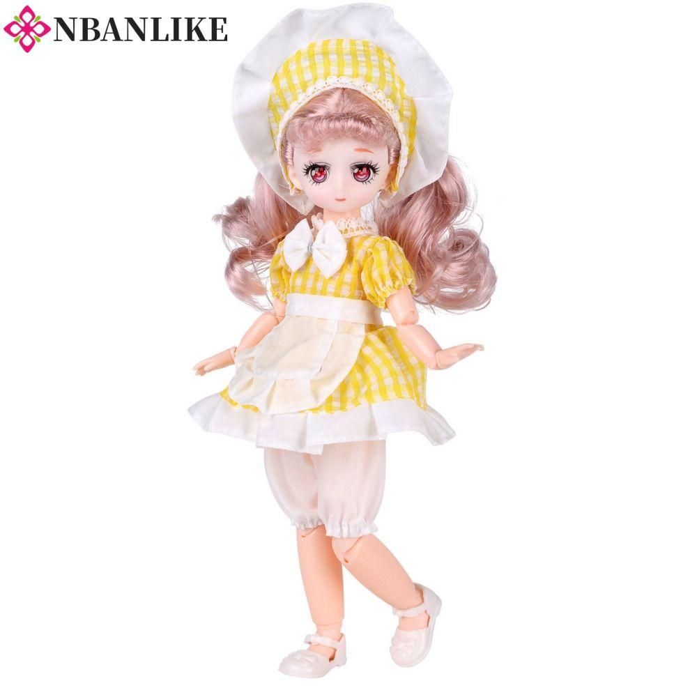 Váy treo công chúa búp bê NBANLIKE 30cm, Quần áo búp bê Lolita 1 / 6 BJD đáng yêu, Phụ kiện búp bê 3