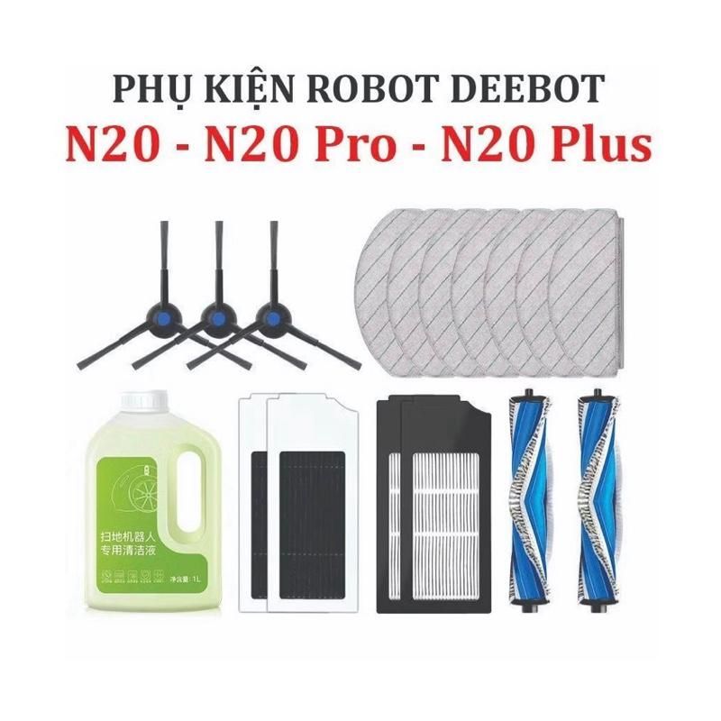 Phụ kiện Robot hút bụi Ecovac N20 N20 Pro N20 Plus _ Phụ kiện thay thế