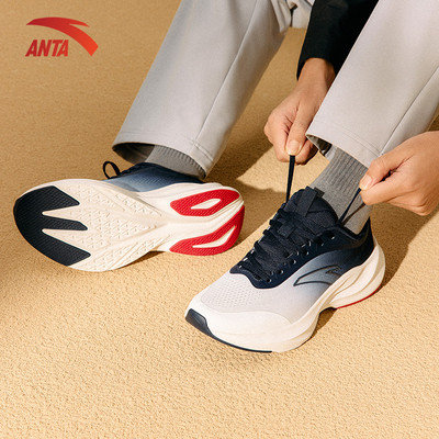 Anta Giày Chạy Bộ Nam BASIC, Đế EVA Êm Ái, Đàn Hồi, Giảm Sốc 1126A5527