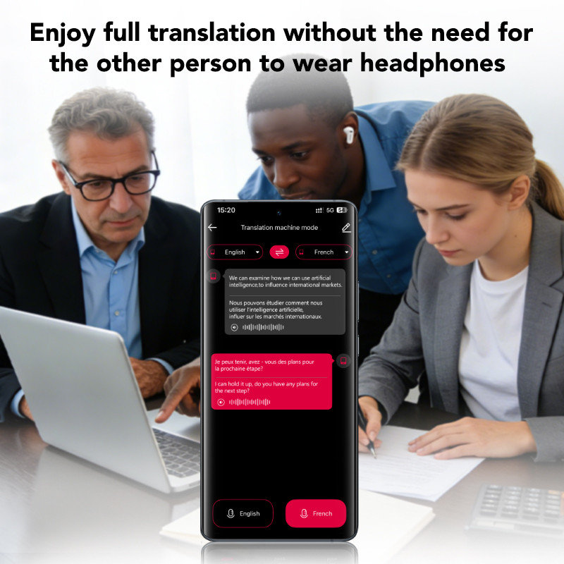 Bảo hành 1 năm Tai nghe dịch thuật ngôn ngữ MINISO MS109 Tai nghe Bluetooth không dây AI Hỗ trợ tai nghe thể thao 135 ngôn ngữ Dịch ngôn ngữ thời gian thực IPX5 Giảm tiếng ồn chống nước | BigBuy360 - bigbuy360.vn