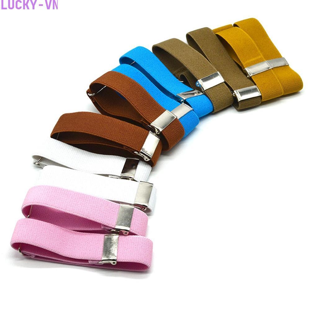 1 Pair Of Sock Adjustable Garters Style Shirt Stay Braces Belt Non-Slip Office