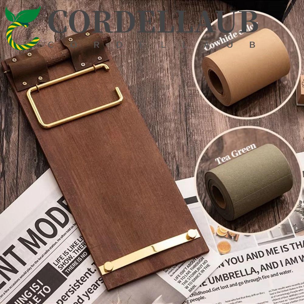 CORDELLAUB Vintage Sticky Notes, Retro Tear-Off Roll-Up Sticky Note Board, Memo Pad Hangable Rolled 