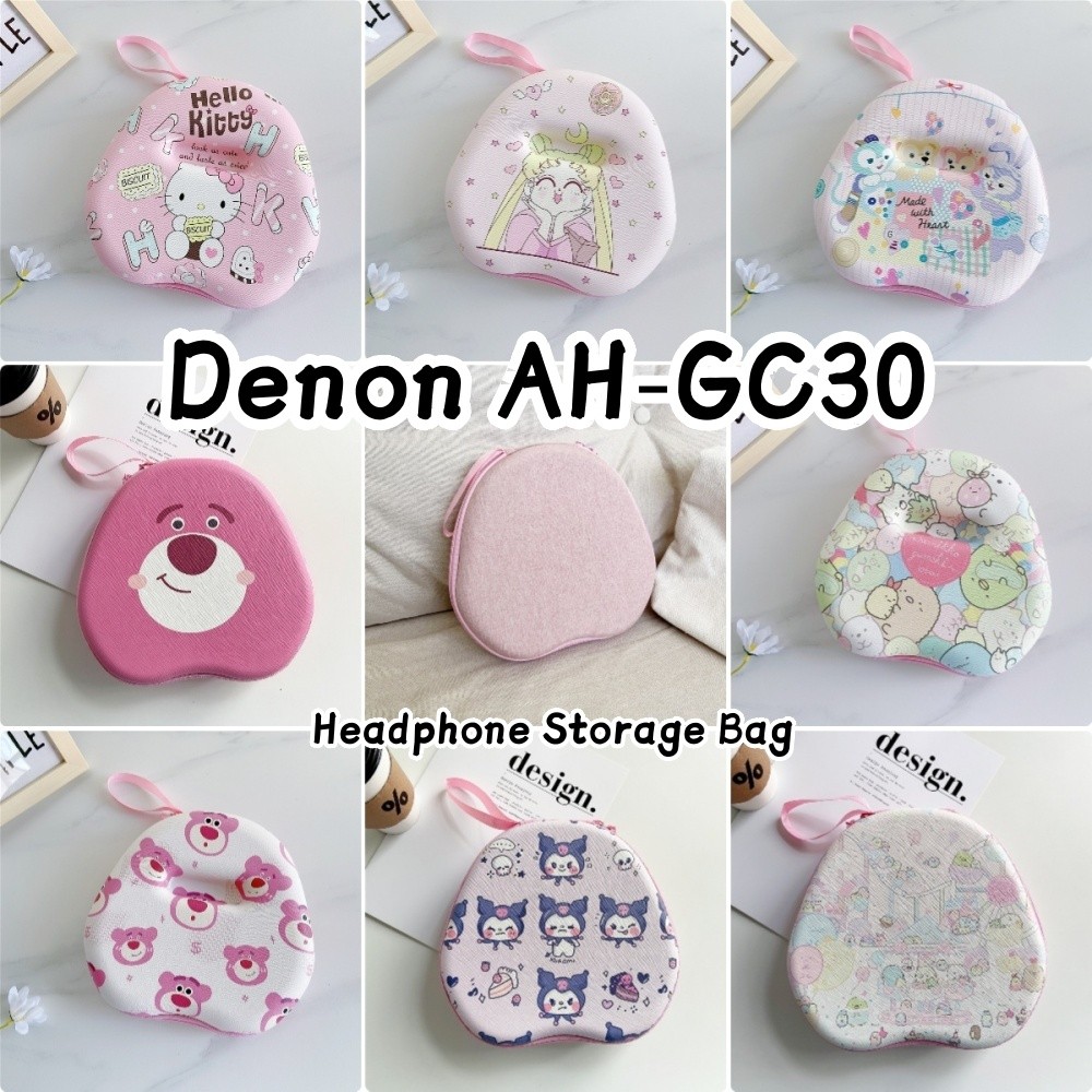 HÀNG CÓ SẴN Dành Cho Denon AH-GC30 Vỏ Tai Nghe Cặp Đôi Họa Tiết Dễ Thương Tai Nghe Túi Bảo Quản Tai 