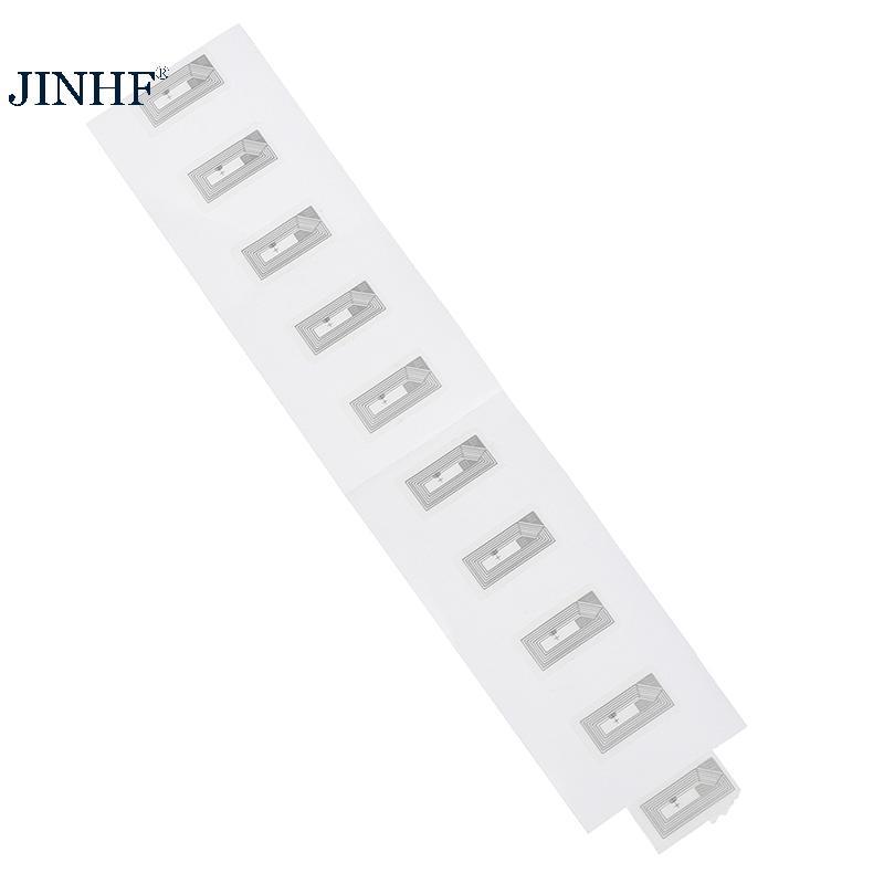 JINHF 100 Chiếc NFC Chip Ntag213 Miếng Dán Ướt Lớp Lót 2 * 1cm 13.56 MHz RFID NTAG213 Nhãn Thẻ HOT