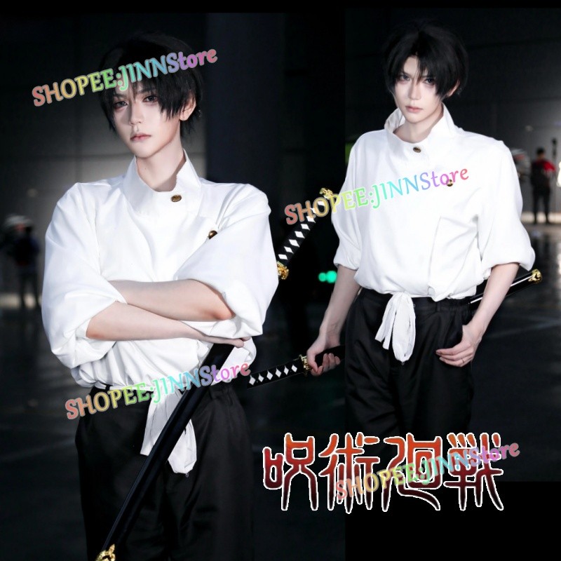 -JINN-Trang phục hoá trang Jujutsu Kaisen Season 3 nhân vật Jokkotsu Yuta bao gồm bộ tóc giả và đồng