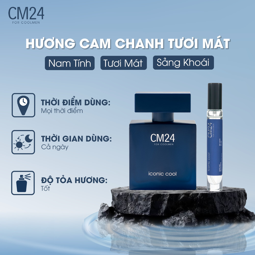 [GIFT] Nước hoa CM24 for Coolmen Iconic Cool 9ml