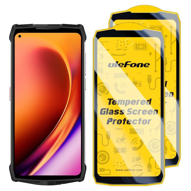 Mới 2 Cái / gói UleFone 9H HD Chống Vân Tay Kính Cường Lực Bảo Vệ Màn Hình Cho UleFone Power Armor 1