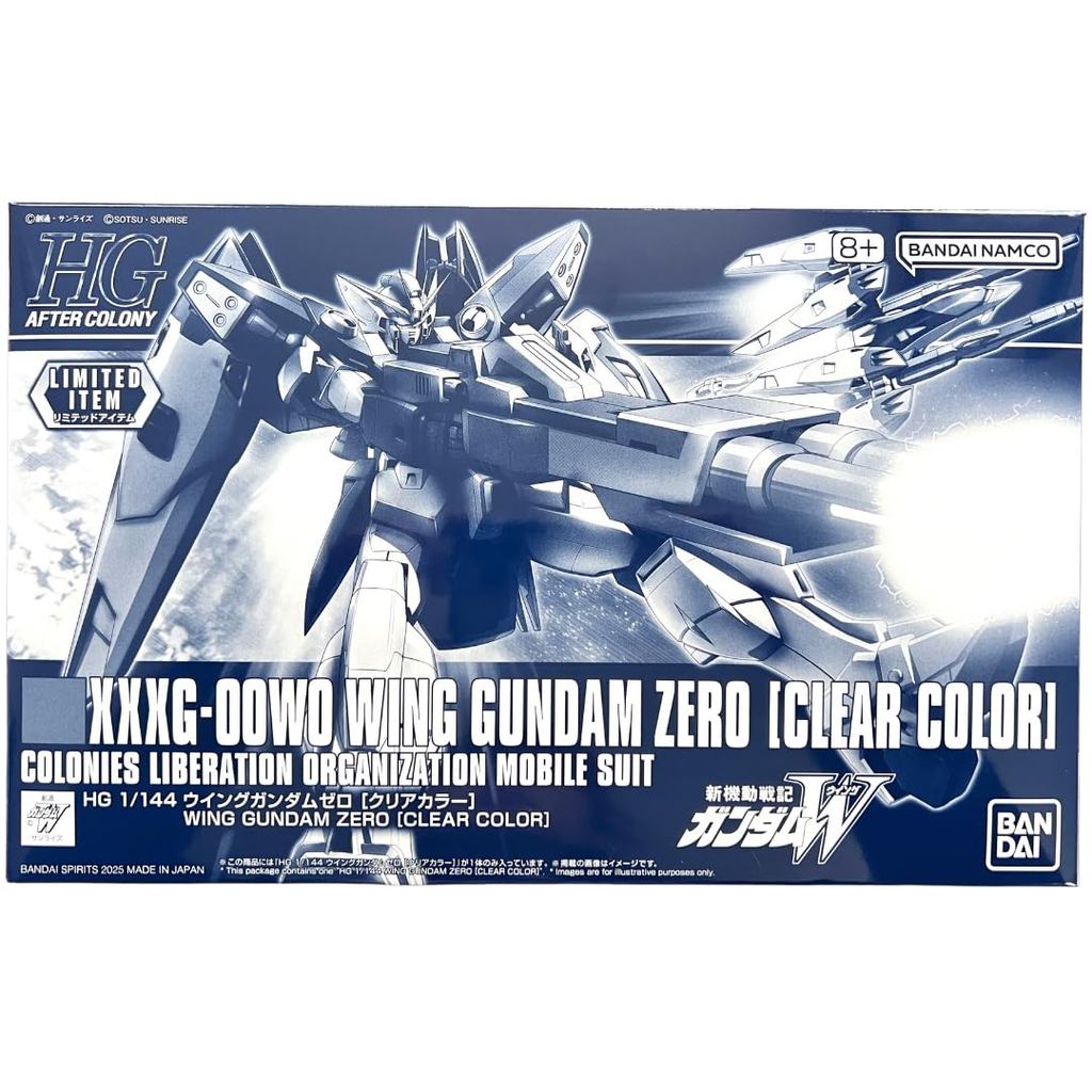 HG 1/144 Wing Gundam Zero [Clear Color] Event Exclusivejapan popular
