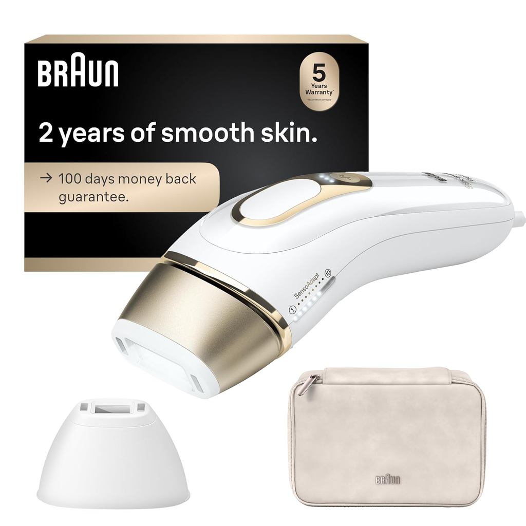 Braun IPL tại nhà Laser Hair Removal dành cho nữ và nam giới, Silk Expert Pro 5 PL5137 với Dao cạo x