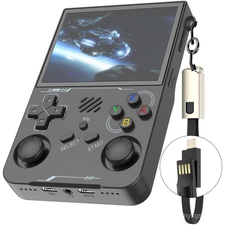 Máy chơi Game cầm tay R36XX Retro Màn hình IPS 3,5 Inch Bộ nhớ 64G Hơn 2.000 trò chơi cổ điển Hệ thố