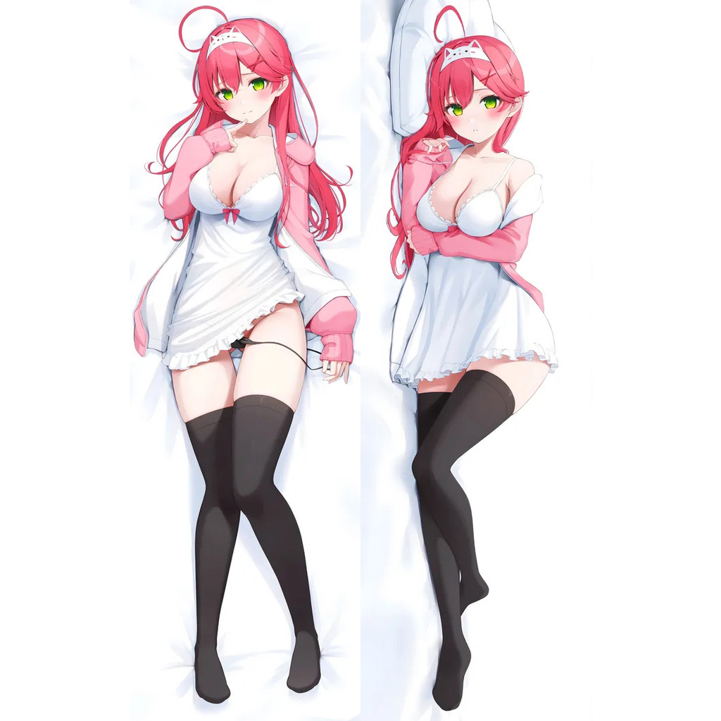Anime Ảo Youtuber Sakura Miko Gợi Cảm Dakimakura Hing Thân Gối Vỏ Gối Đệm Chăn Ga Gối Quà Tặng