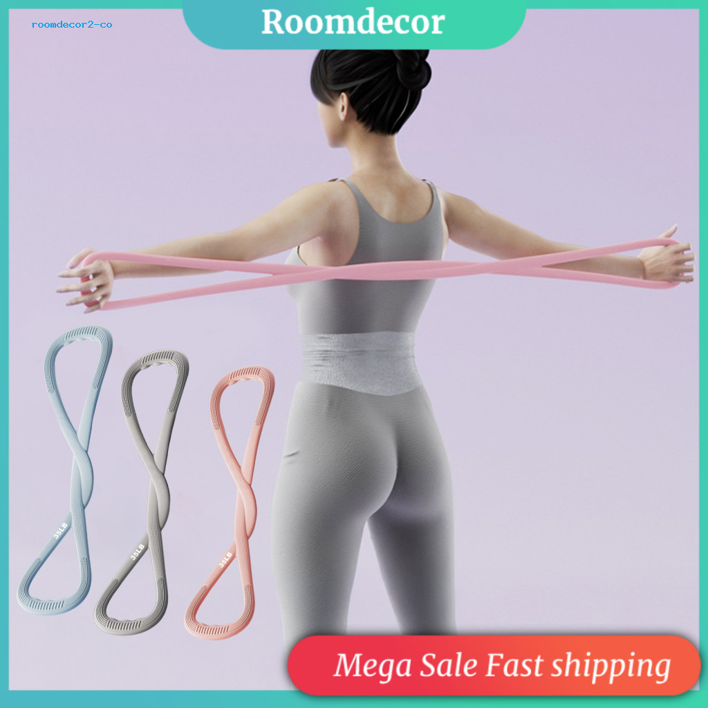 Dây đeo kháng lực hình 8 silicone chống trượt, phù hợp tập luyện sức mạnh vai - 25/35lbs