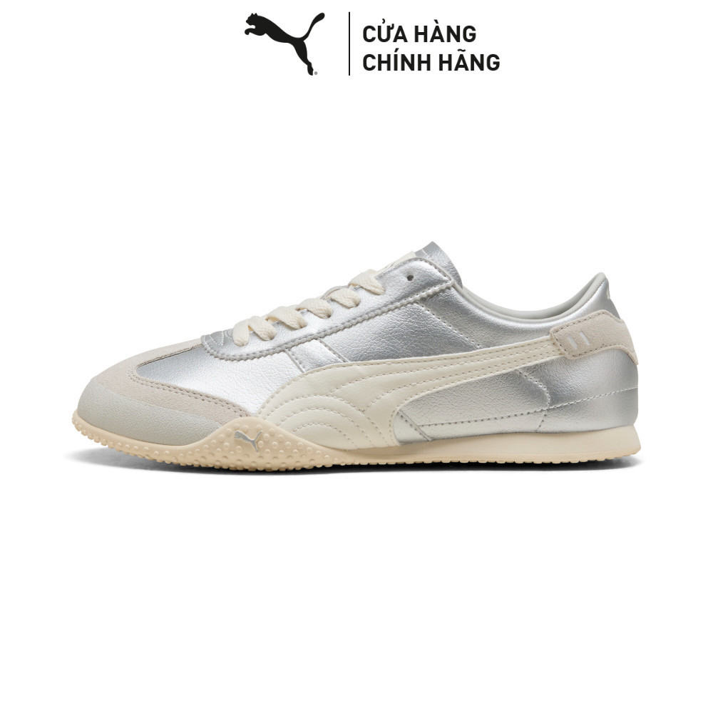 Giày Thời Trang PUMA Nữ Bella UT LEA Silver-Frosted Ivory Màu Metallic