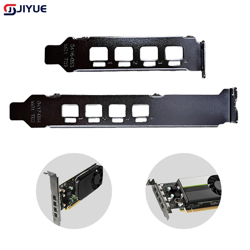 Bộ chuyển đổi giá đỡ cấu hình thấp hoặc cao 4DP Cổng vách ngăn cho NVIDIA QUADRO P600 620 T600 P1000