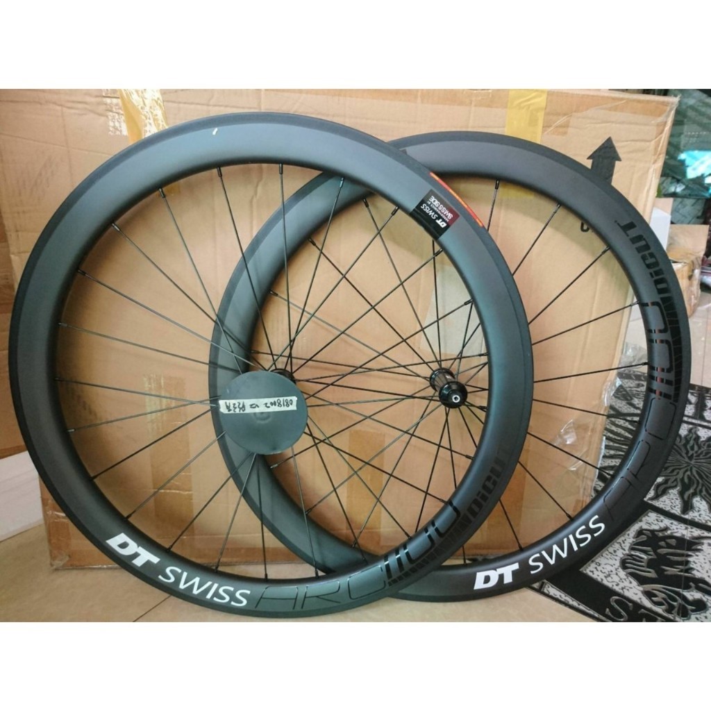 Cặp vành carbon DT SWISS Phanh V, cao 5cm, căm 20/24H - Cặp Bánh Bộ DT Swiss Phanh Vành