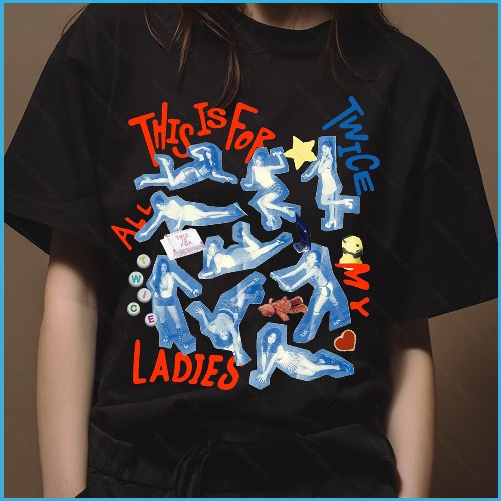 Áo thun fan K-pop TWICE dành cho người hâm mộ Nayeon, Jeongyeon, Dahyun và Tzuyu