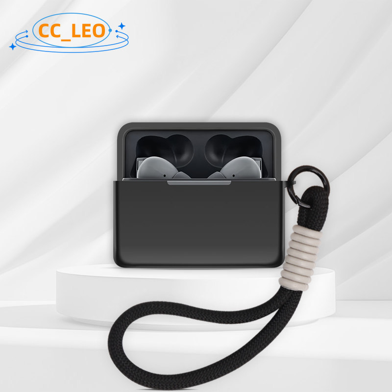 for MOONDROP GOLDEN AGES 1979 Case Solid Color Silicone Soft Case with Lanyard Suitable for MOONDROP