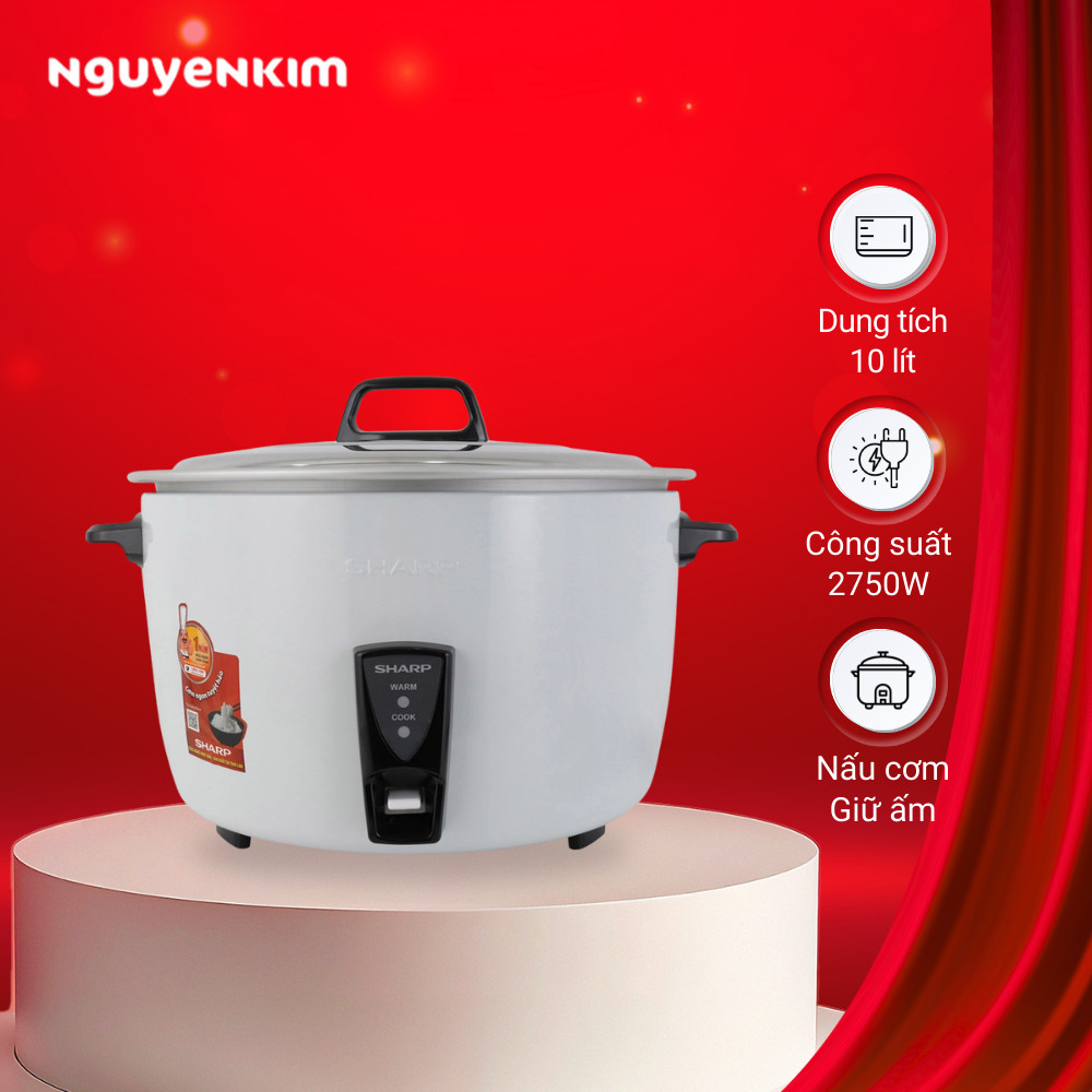 Nồi cơm điện Sharp 10 lít KSH-D1010V