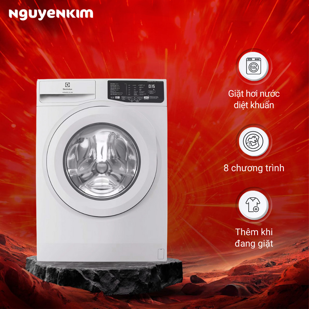 Máy giặt cửa trước Electrolux Inverter 10 kg EWF1025DQWB