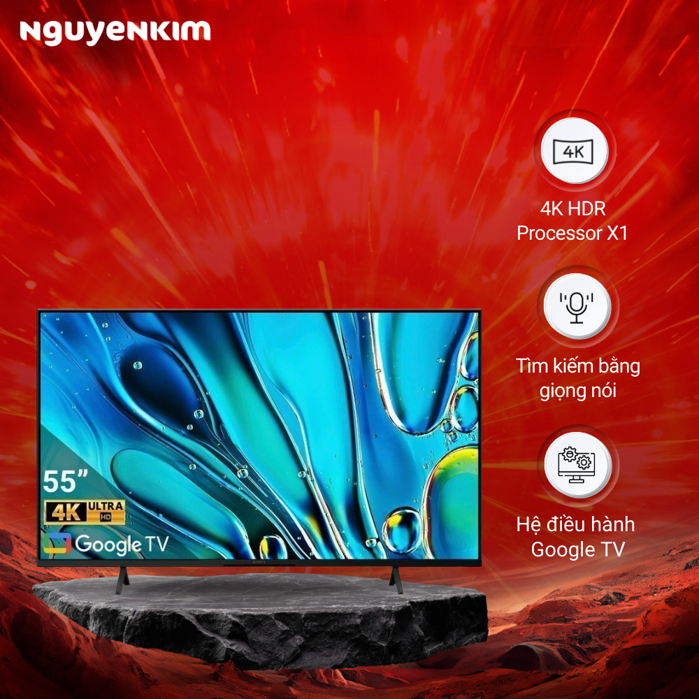 BRAVIA 3 Tivi LED Sony 4K 55 inch K-55S30