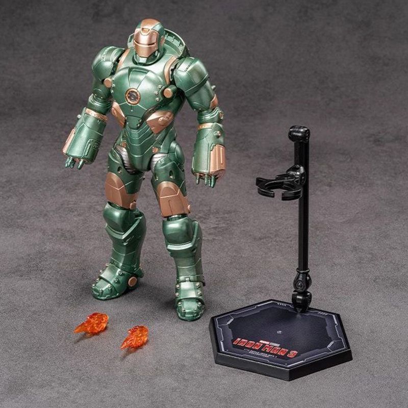 Sinodong Iron Man MK37 Di Chuyển Được Làm Bằng Tay Búa Đầu Cá Mập Khớp Đồ Chơi Chính Hãng Marvel Mar