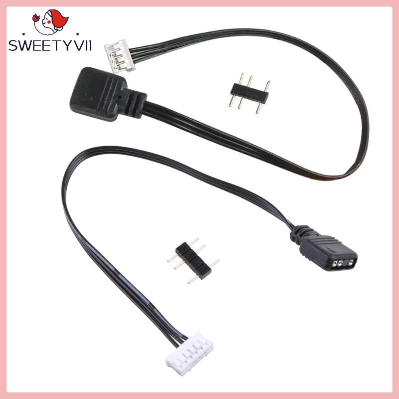 Fan Controller Adapter Cable 4Pin/6Pin to 5V ARGB 3Pin Converter