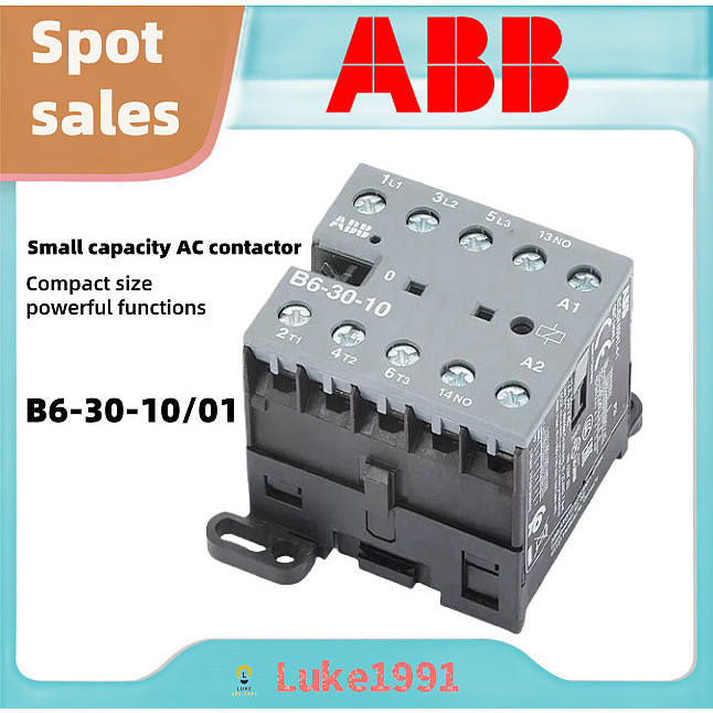 ABB AC Contactor B7 / B6-30-10 220V Mini BC6 DC BC6 / BC7-30-01 DC24V Thang Máy 110V