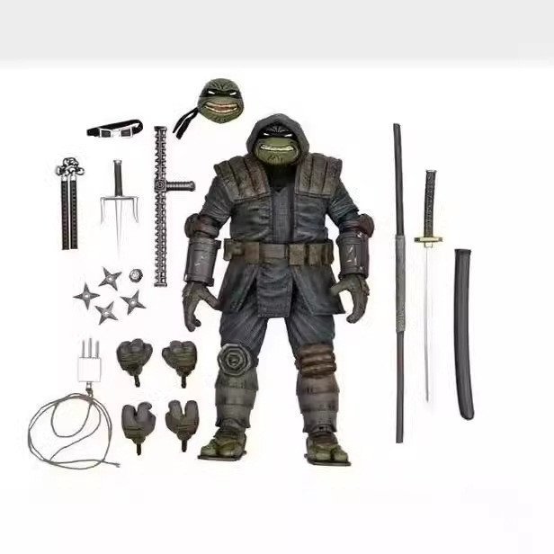 [Giao hàng trong ngày] NECA Monster Mummy Ninja Turtles Ronin cuối cùng 23cm Nhân vật hành động Mô h