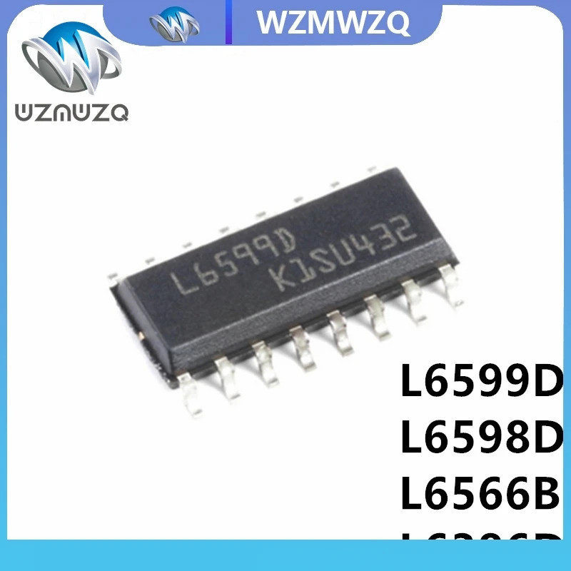 5 chiếc L6599DTR L6599D L6599 SMD L6599AD SOP-16 L6598D L6598 L6566B L6566 L6566BTR L6386D L6386ED L