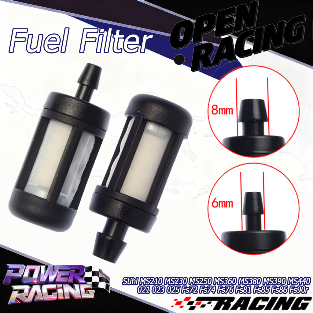 Bộ lọc nhiên liệu cưa xích 6mm / 8mm cho Stihl MS210 MS230 MS250 MS360 MS380 MS390 MS440 021 023 025