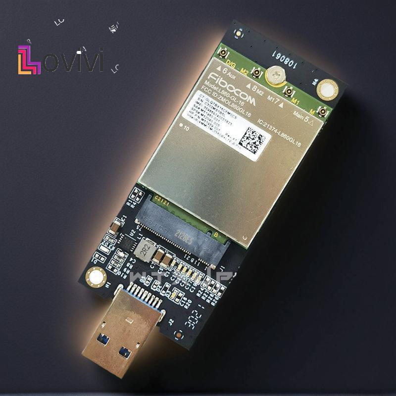 [Lovivivi] 1 Bộ Thẻ Mở Rộng DW5821E M2-NGFF DW5811e DW5816E EM7455 L860-GL USB3.0 Cho Mô Đun 3G / 4G