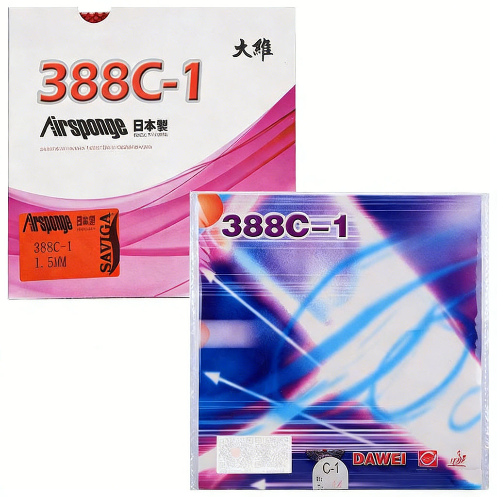 Daweic 388c-1 - Cao su nguyên chất bàn tennis, phù hợp cho tấn công và kiểm soát tốt hơn
