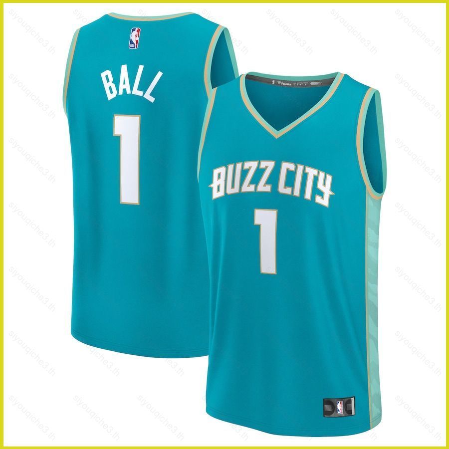 SY3 23-24 NBA Charlotte Hornets LaMelo Jersey - Thể thao Unisex Plus Size