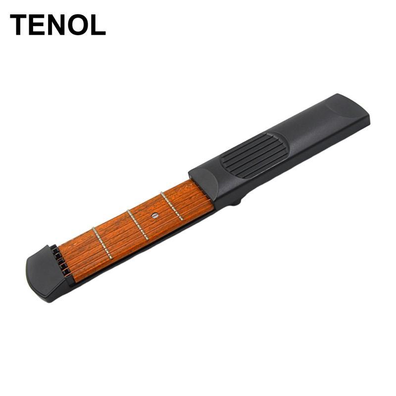 Pocket Acoustic Guitar Acoustic Thực Hành Dây Công Cụ Mini Di Động Nhẹ