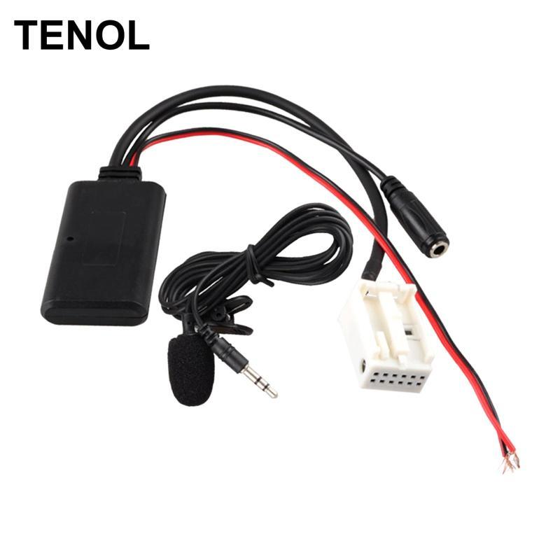 Mô-đun Bluetooth trên ô tô có Mic MP3 Bộ chuyển đổi nhạc Aux trong dây Bộ chuyển đổi Aux tự động cho
