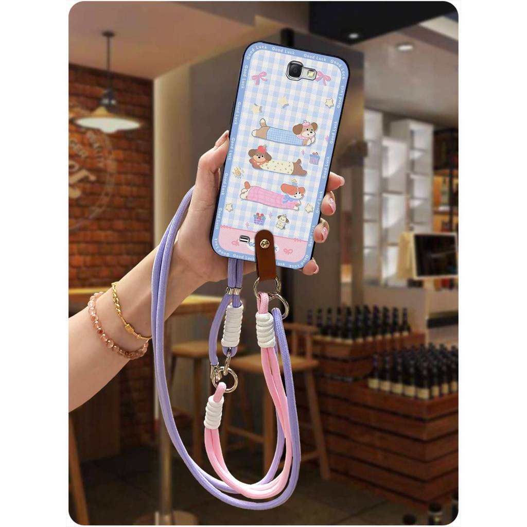 Vòng Cổ Chống Sốc Ốp Lưng Điện Thoại Samsung Galaxy Note2 / N7100 Dây Đeo Ngang Chống Bụi Bẩn Chống 