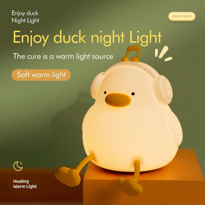 ❈ ❈ ❈ ▽ ❈ ❈ ✷ ✷ ❈ ❈ ❈ ❈ ❈ ❈ ❈ ❈ ❈ ❈ ❈ ❈ ❈ ❈ ❈ USB 🍎 ❈ Happy Duck Music Duck Night Light Silicone Pat