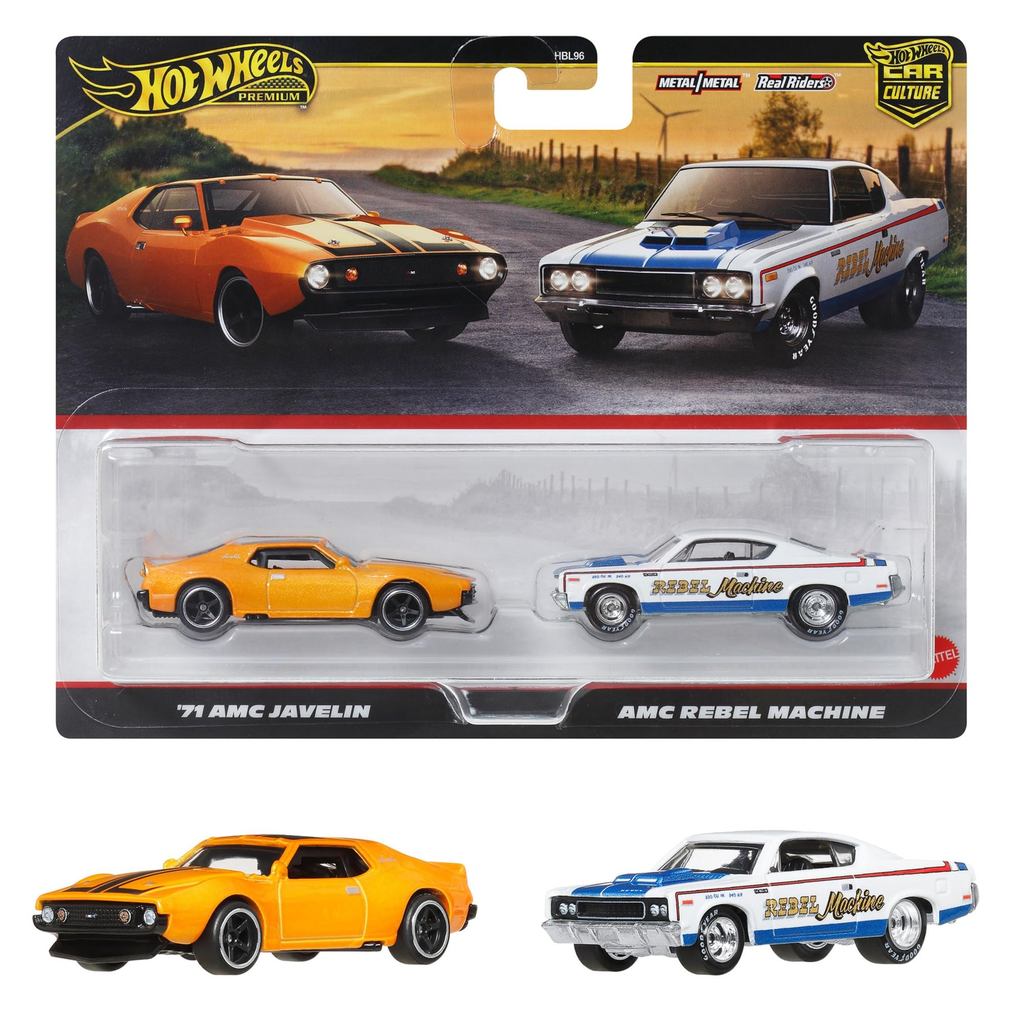 Gói 2 Premium Hot Wheels - '71 AMC Javelin/AM