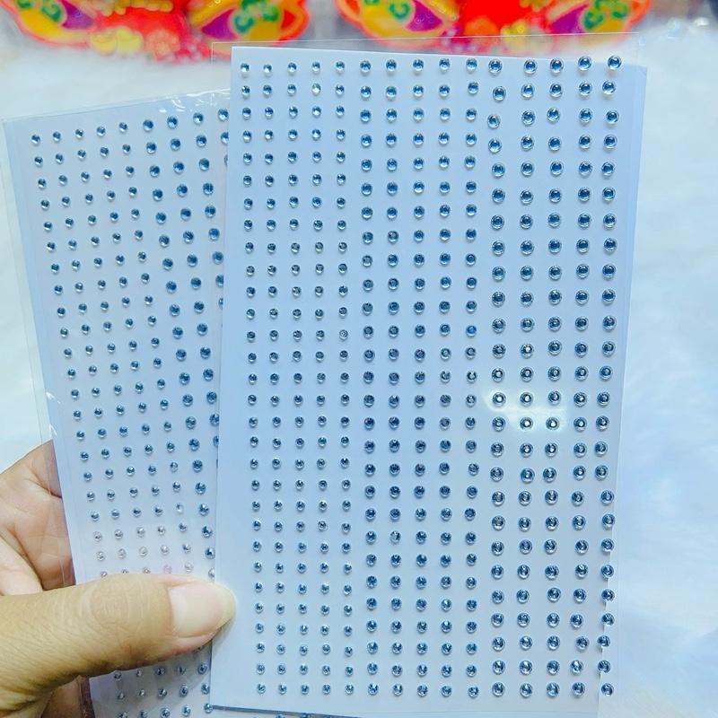 480 hạt Đá đính mặt trang điểm/makeup đính tóc nhiều size bling bling