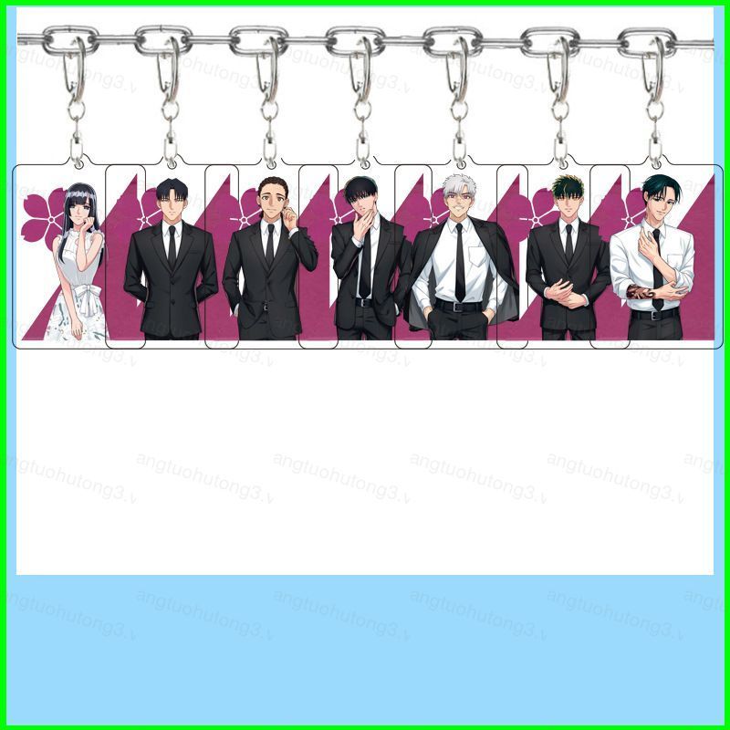 HT3 Yakuza Fiance Raise wa Tanin ga Ii Yoshino Somei Kirishima Miyama acylic móc khóa mặt dây chuyền