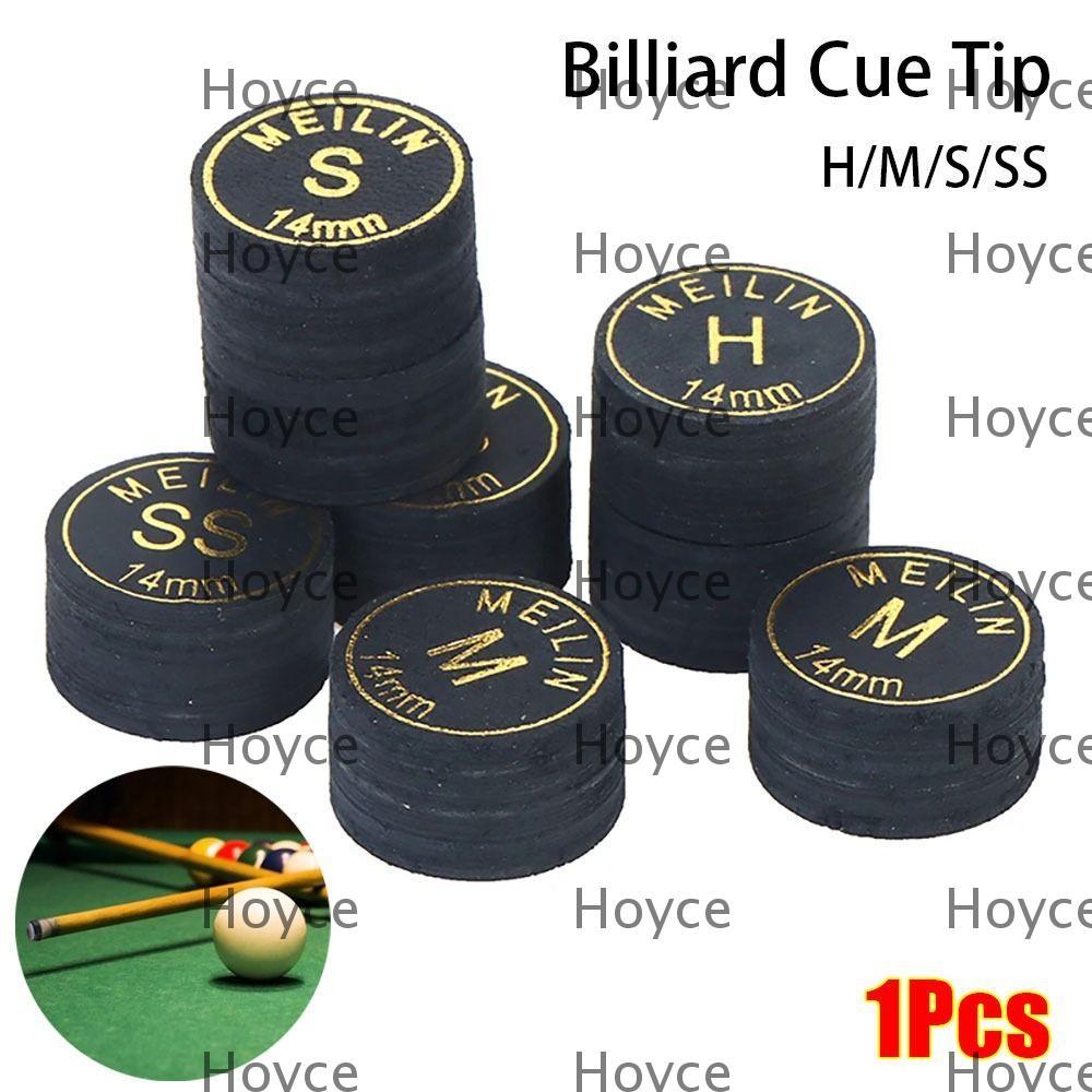 HOYCE 1 Cái Đầu Cue, Phụ kiện sửa chữa cực H / M / S / SS Đầu Billards, 14mm 9 lớp Snooker Pool Bill