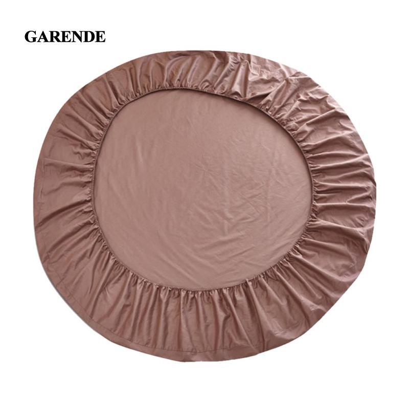 Màu Trơn Giường Cotton Nguyên Chất Trang Bị Tấm Chăn Ga Gối 200x200cm Trắng