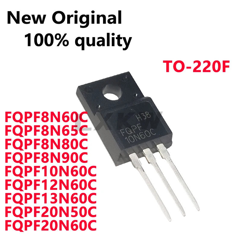 5 Chiếc FQPF8N60C FQPF8N65C FQPF8N80C FQPF8N90C FQPF10N60C FQPF12N60C FQPF13N60C FQPF20N50C FQPF20N6