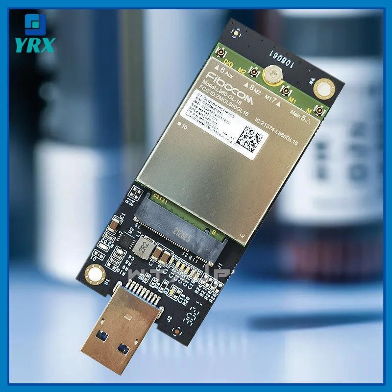 YRX 1 Bộ Thẻ Mở Rộng DW5821E M2-NGFF DW5811e DW5816E EM7455 L860-GL USB3.0 Cho Bộ Chuyển Đổi USB 3G 
