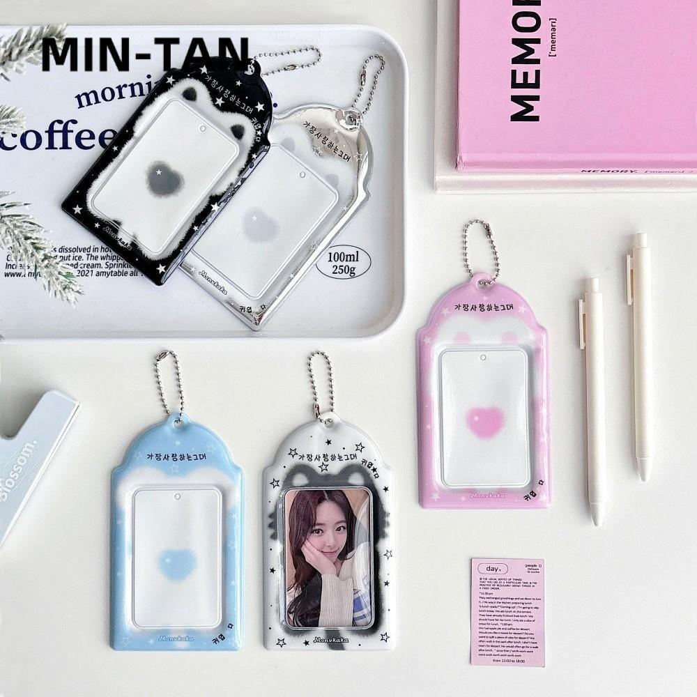 Hộp đựng thẻ ngoại vi MIN-TAN Idol, Hộp đựng thẻ ảnh trang trí dây chuyền PVC, Hộp đựng ảnh phong cá